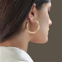 Earrings Aquaforte Woman Cerchi Vintage in Silver H4180235 - H4180235